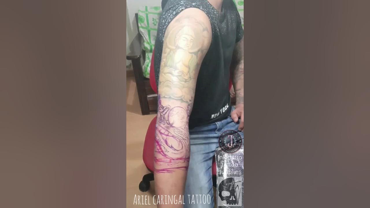 Sun wukong / Bakunawa / Minokawa Tattoo Ariel Caringal YouTube