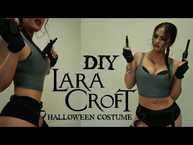 LARA CROFT TOMB RAIDER  DIY HALLOWEEN COSTUME 