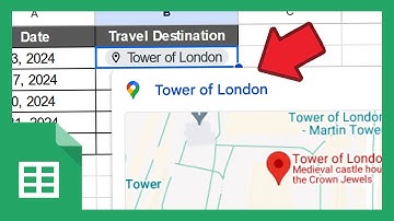 Google Sheets Tutorial: Add an Interactive Destination with Google Maps
