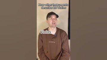 How other Instruments see 1st Violins... #shorts