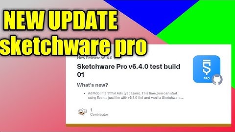 SKETCHWARE PRO NEW UPDATE, V6.4.0 TEST FIXE SKETCHWARE TUTORIAL NEW UPDATE VERSION