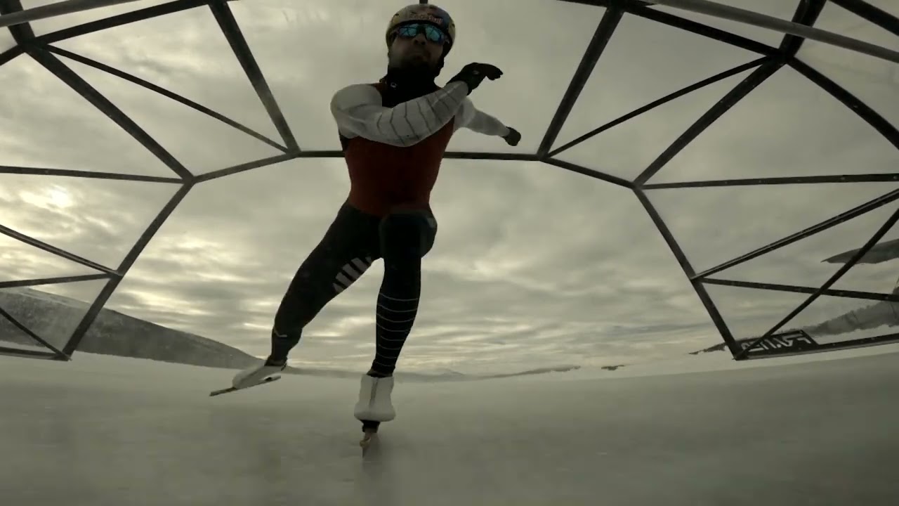 World record! Olympic champion speed skater smashes 100kph barrier in Norway.