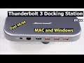 Hiearcool Thunderbolt 3 Dock for MAC or Windows