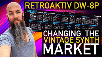 RETROAKTIV DW-8P and KORG DW-8000 | Vintage Analog Digital Hybrid Synthesizer (Scum Night)