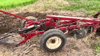 Farmall 450 Tractor and IH 60 Plow