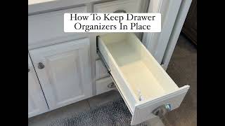 ✨How To Keep Your Drawer Organizers In Place✨