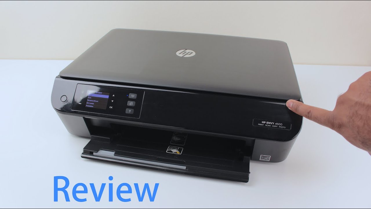 amplitude Grusom opkald HP ENVY 4500 Printer Review | E-All-in-One Printer, Scanner, Copier, Photo  Printer - YouTube