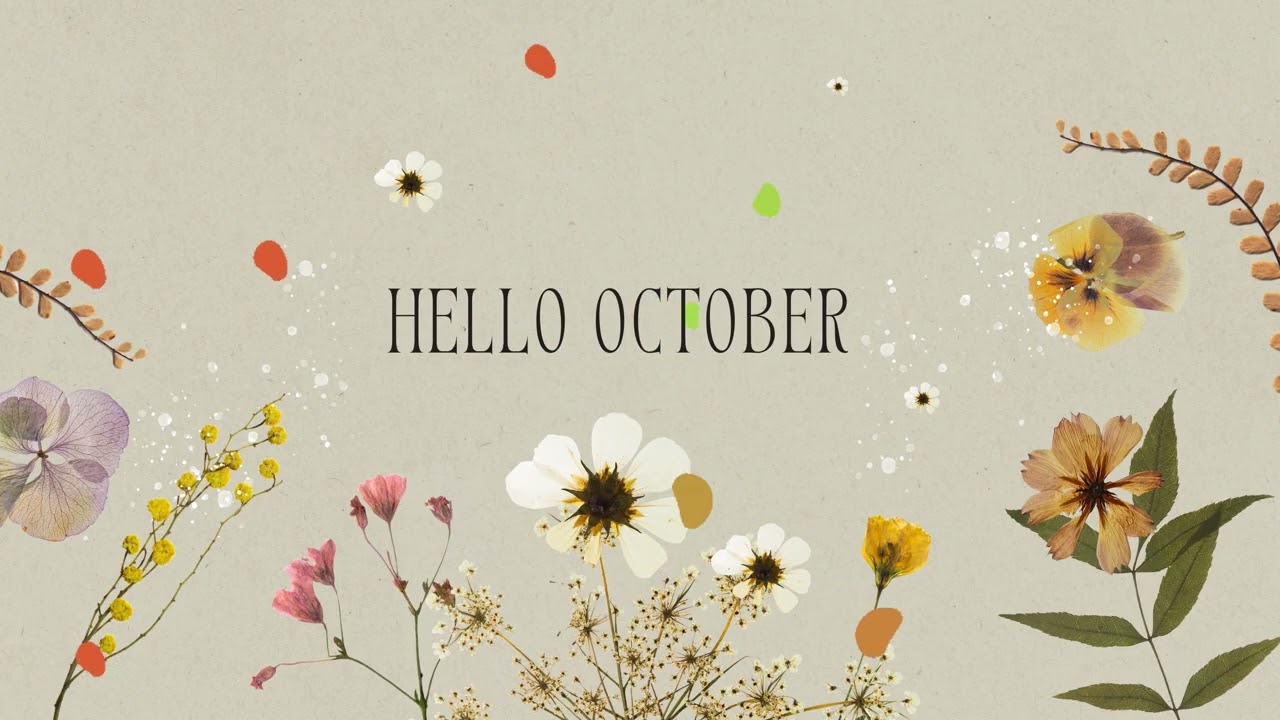 Hello October Screensaver | No Sound | 4K UHD