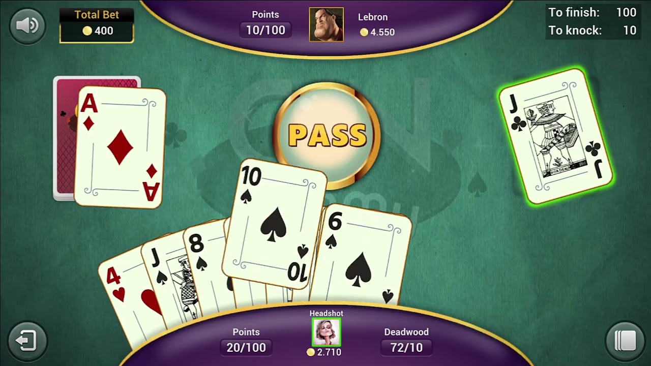 Gin Rummy 2 Players Easy Scoring Guide With Live Match YouTube
