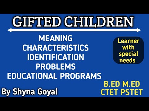 Identification of Gifted Children | BG 6th Semester Education | Note |  Study Material - YouTube
