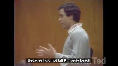 Ted Bundy “I did not kill Kimberly Leach”