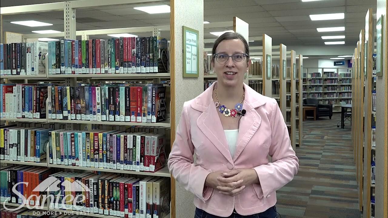 Santee Library Tour 2021 YouTube