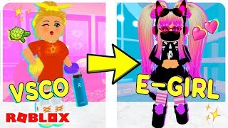 Ultimate Vsco Girl To E Girl Transformation In Roblox Roblox Royale High Youtube - vsco girl roblox avatar