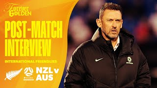 Tony Popovic: We showed better signs with the ball today | New Zealand v CommBank Socceroos