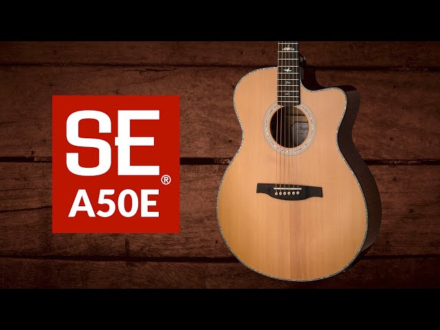 Електроакустична гітара PRS SE A50E (Vintage Sunburst)