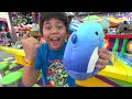 Troy and Izaak Play Fun Carnival Games with Toys for kids TBTFUNTV