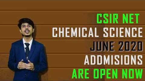 Online Classes Admission For CSIR NET Chemical Science June 2020 Batch Announcement By MadChem