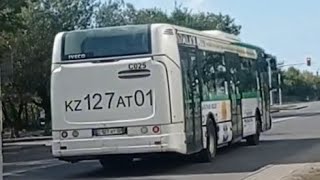 Поездка на автобусе Irisbus Citelis 12M|37 маршрут|127 AT 01|город Астана