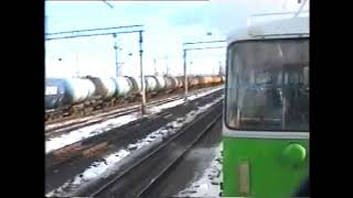 картинка: Путешествие троллейбуса по железной дороге  Часть 1 ая