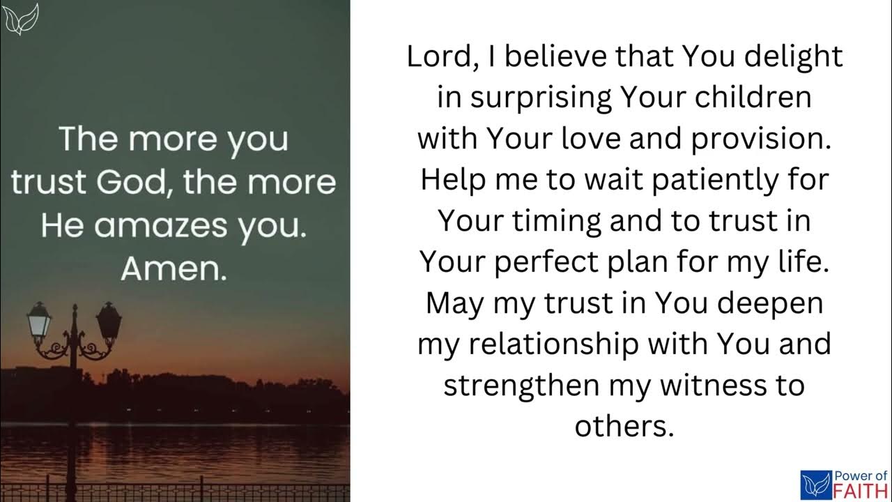 The More You Trust God The More He Amazes You Prayer YouTube the-more-you-trust-god-the-more-he-amazes-you-prayer-youtube