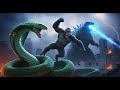King Kong and Godzilla face off against giant cobra: The Ultimate Apex Predator Showdown!