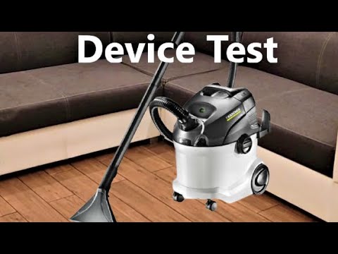 Vacuum Washer Karcher SE 6.100 Unboxing and Testing | Cleaner for  Upholstery, Carpets, Hard Floors - YouTube