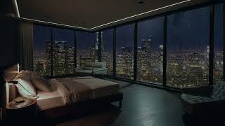 Spend The Night In This Exquisite Dallas Apartment In Texas | Rain, Wind and Thunder sounds