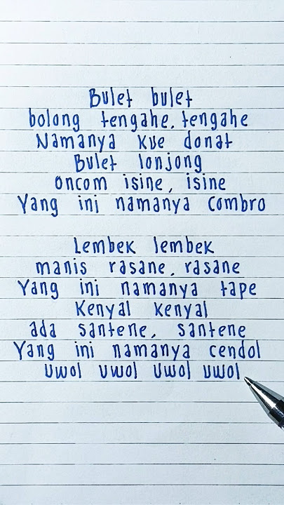 Donat · Joshua · Lyrics
