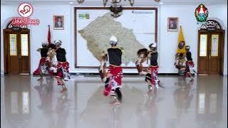 tari 'haswa jalu rangga' materi lomba jaran kepang SD (5 penari)