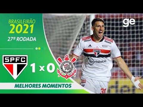 SÃO PAULO 1 X 0 CORINTHIANS | MELHORES MOMENTOS | 27ª RODADA BRASILEIRÃO 2021 | ge.globo