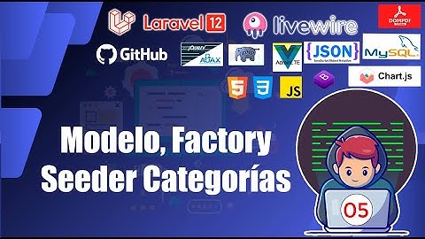 05 📂 Modelo, Migración, Factory y Seeder de Categorías | Sistema de Inventario PHP Laravel MySQL