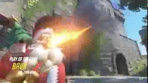Overwatch Torbjörn Quintuple Kill but with only the Hammer