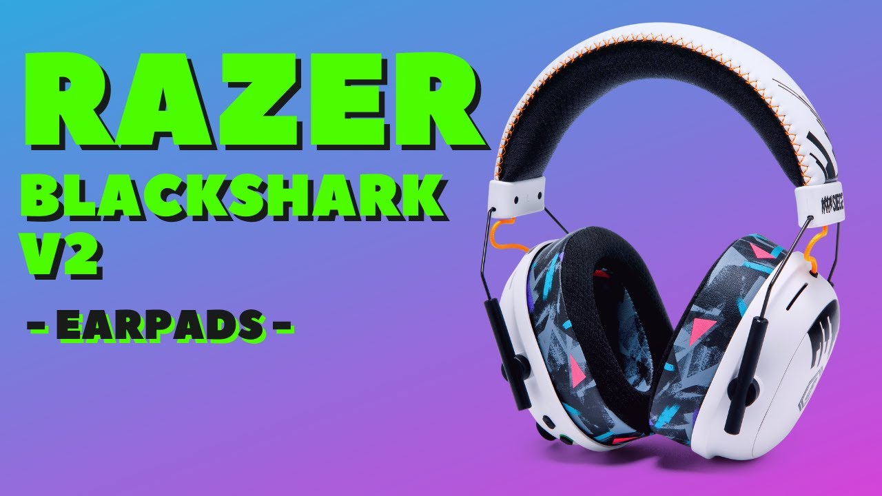 RAZER BlackShark V2 PRO earpad repair and protection: Super Stretch  Headphone Cover mimimamo