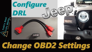 Change DRL and much more through OBDII connection | CHEAP | Jeep Wrangler JL 2020