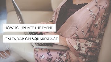 How to add events to your Squarespace calendar