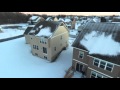 Sub-zero Parrot Bebop drone test flight