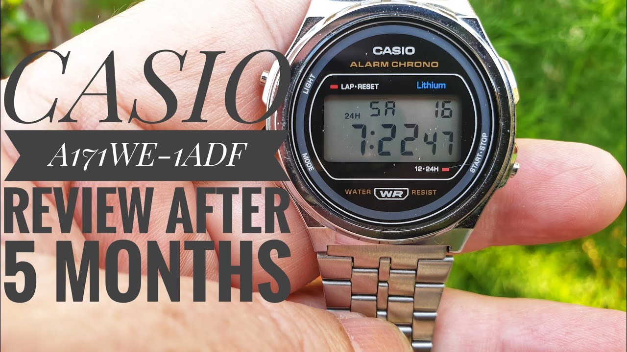 YouTube #a171w CASIO Quick A171WE-1ADF Review! - -