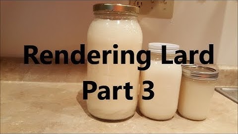 Rendering Lard Over An Open Fire Part 3