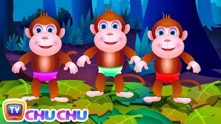 Five Little Monkeys Jumping On The Bed   Part 1   The Naughty Monkeys   ChuChu TV Kids Songs