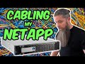 Cabling up my netapp storage system