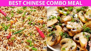 How to make Burnt Garlic Mushroom Fried Rice recipe at home