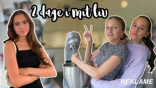 TO DAGE I MIT LIV |  bager med Emmelie, får lavet vipper + haul