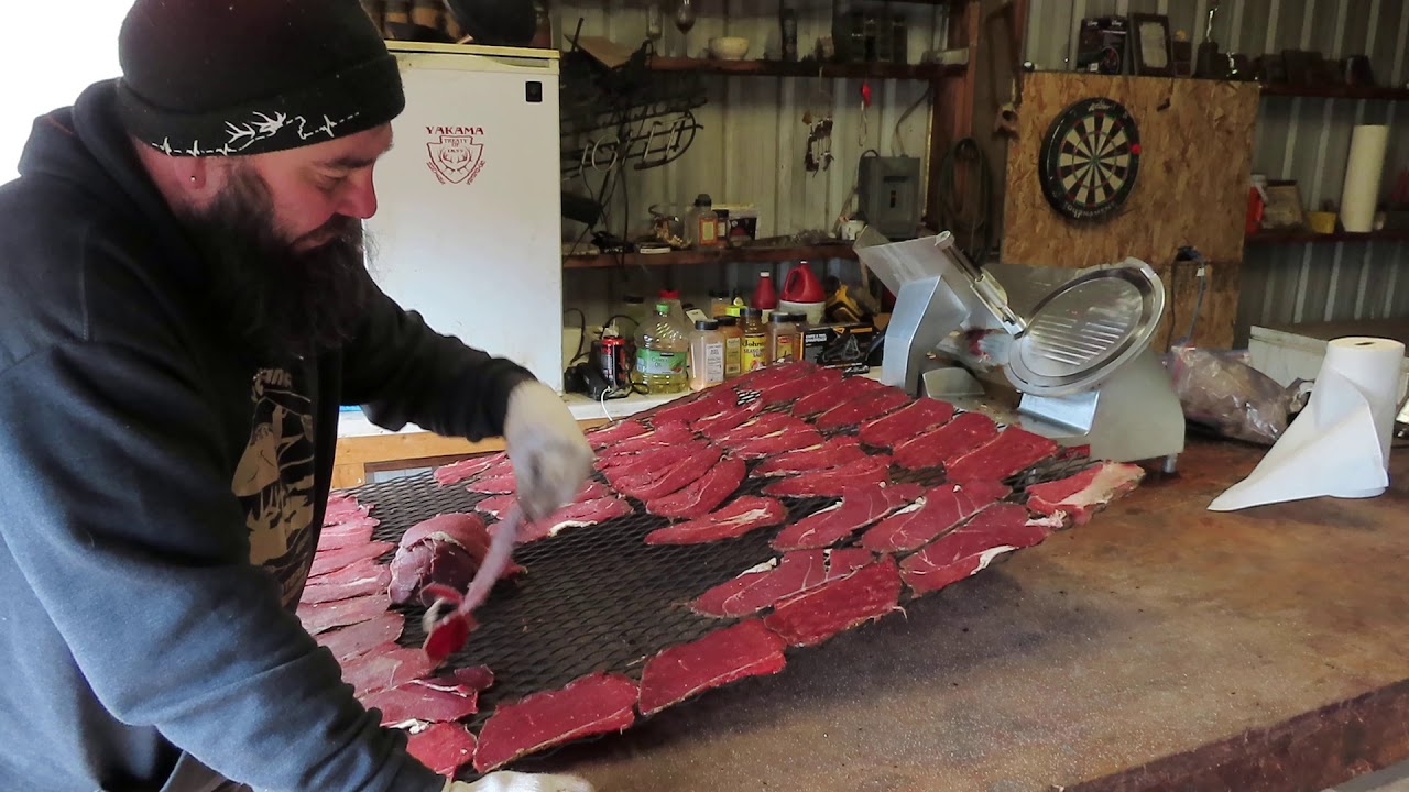 Making Elk Jerky with Six Racks YouTube