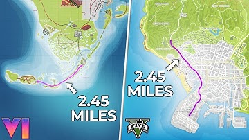 A Closer Look at GTA 6’s Map Compared to GTA 5 (It’s HUGE)