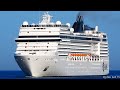 Msc Poesia cruise ship in Klaipeda Port