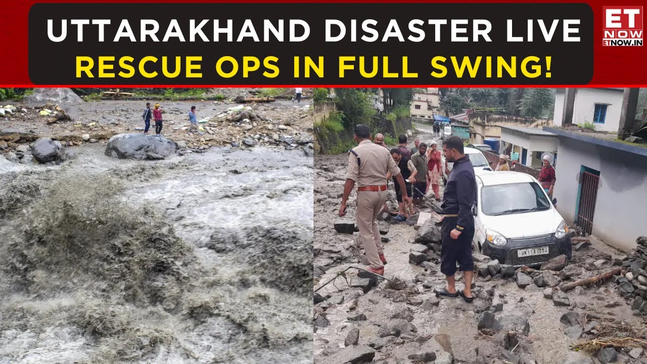 ⁣Uttarakhand Disaster: Cloudburst In Chamoli, Several Feared Trapped, Visuals Out | Top News | ET Now