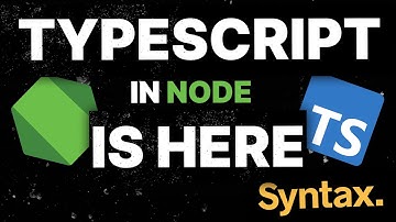 TypeScript in NodeJS has Arrived In Nightlies