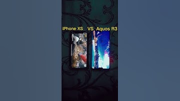 iPhone XS 2023 |Sharp Aqous R3 vs iPhone XS pubg test| #youtubeshorts #viral #viralvideo