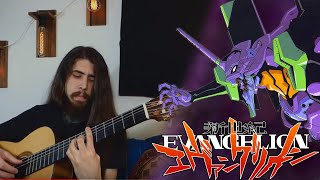 Cruel Angel Thesis - Evangelion (Fingerstyle Guitar) chords