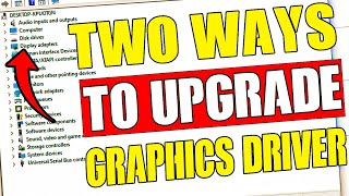 NO LAG GAMING!  | How To Update Graphics Driver Windows 10 | Graphics Driver Upgrade Window 10